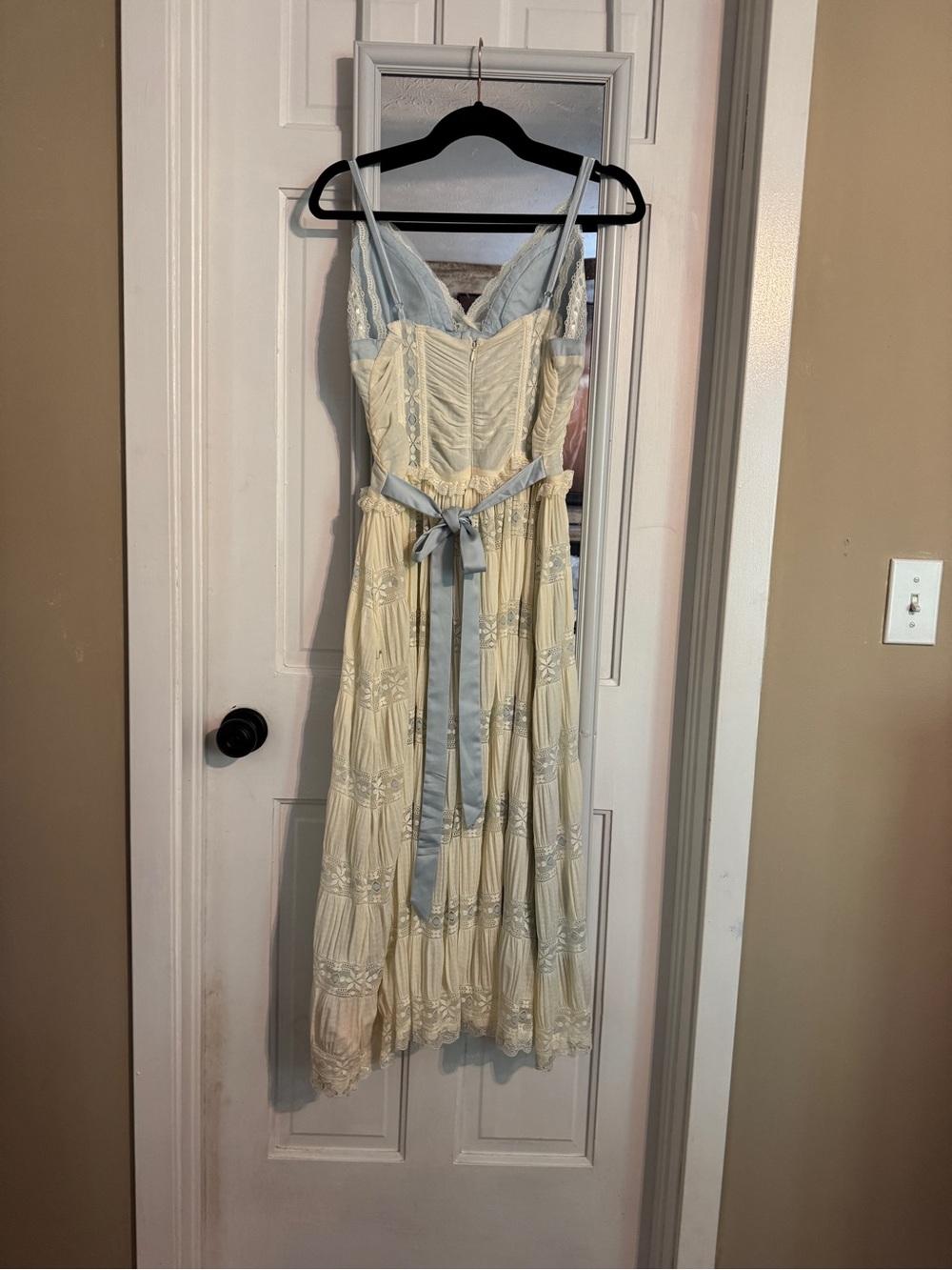 Rare Lacemade Mediterranean Garden Dress Large - Picture 13 of 16